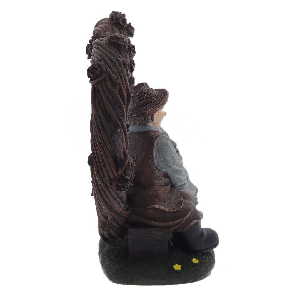 Фигурка декоративная "Бабушка с дедушкой", L18 W9,5 H18 см