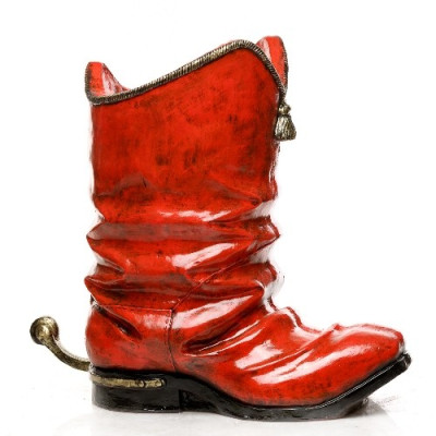 Декоративная садовая фигурка "Ковбойский сапожок"    