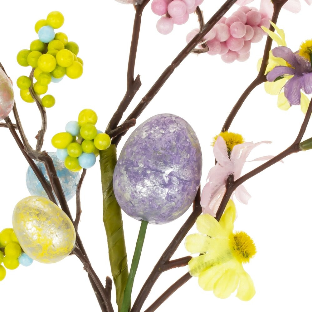 Ветка искусственная "Пасхальная", L17 W5 H36 см