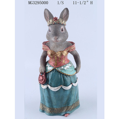Фигурка интерьерная Зайчиха с диадемой