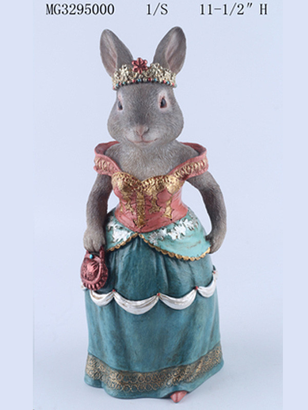 Фигурка интерьерная Зайчиха с диадемой Фигурка интерьерная Зайчиха с диадемой