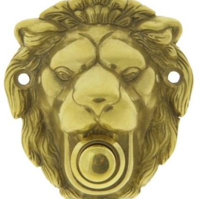 Накладка для дверного звонка с кнопкой "Лев" Накладка для дверного звонка с кнопкой "Лев"