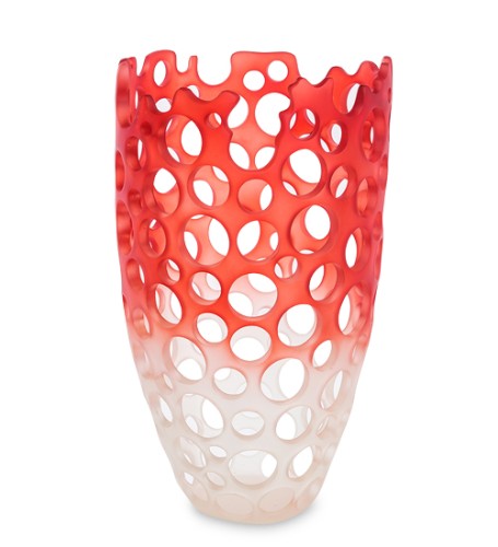 Декоративная ваза "Алая"  