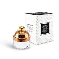 Банка под сыпучие продукты 420 мл "КМ" с медной кованой крышкой