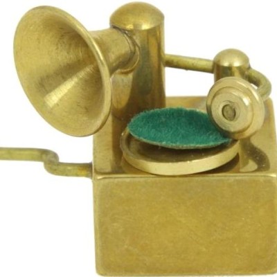 Декоративная фигурка "Граммофон с пластинками"   