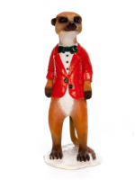 Декоративная садовая фигурка "Сурикат в смокинге"