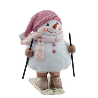 Фигурка декоративная "Снеговик", L6 W5 H7,5 см, 2в.