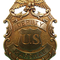 Декоративный значок "Deputy Marshal U.S."