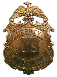 Декоративный значок "Deputy Marshal U.S."