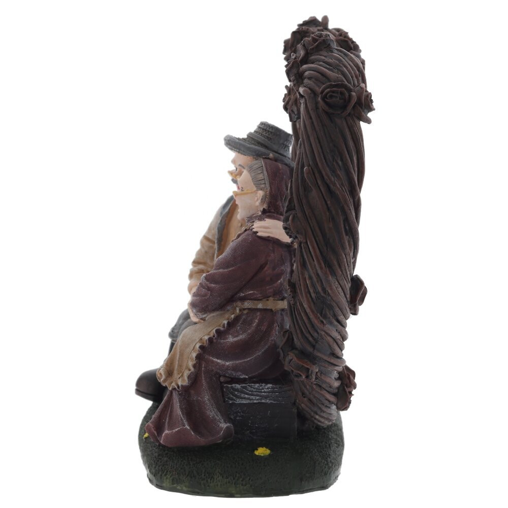 Фигурка декоративная "Бабушка с дедушкой", L18 W9,5 H18 см