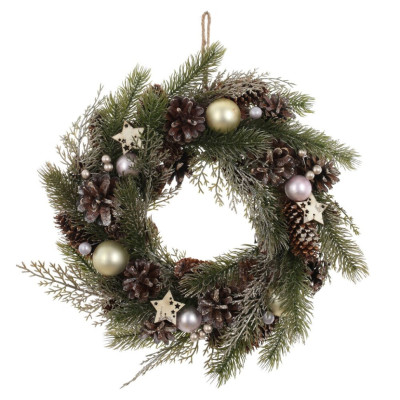 Изделие декоративное "Венок", L35 W8 H34 см