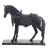 Фигурка декоративная "Лошадь вороная", L39 W13 H35 см