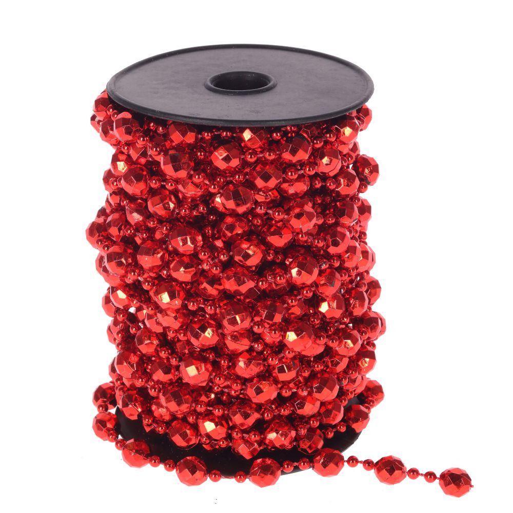 Украшение новогоднее Бусы "Шарики", D 0.8 см, L1000 W0,8 H0,8 см