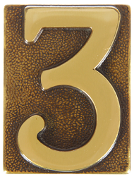 Цифра декоративная "3"