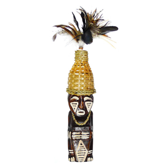 Абориген статуэтка 30х5,5см, дерево албезия