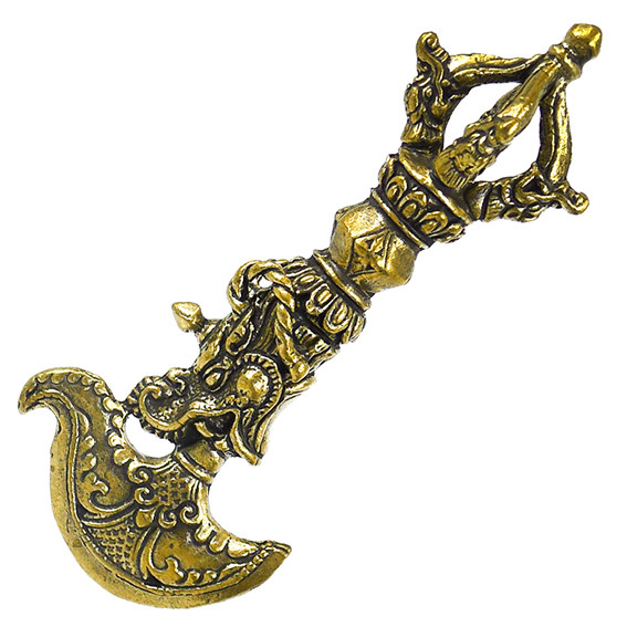 Пхурба 97х42мм, бронза