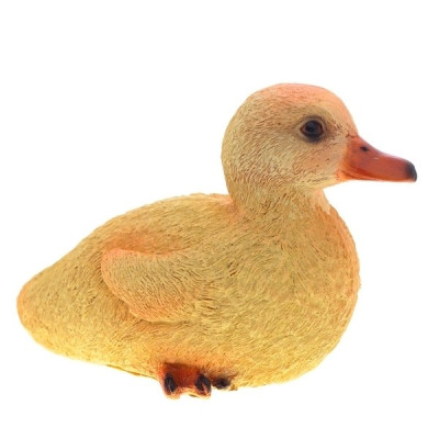 Декоративная садовая фигурка "Утенок сидит"