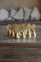 Колокольчики дюймЗодиак дюйм (набор/12 шт) полированная 8802453 h-10 см