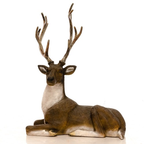 Декоративная садовая фигурка "Лежащий олень" Декоративная садовая фигурка "Лежащий олень"