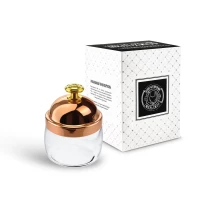 Банка под сыпучие продукты 500 мл "КМ" с медной крышкой