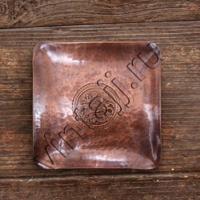 Тарелка декоративная "Георгий Победоносец, побеждающий змея"