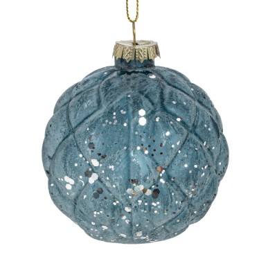 Украшение новогоднее "Шар", D 8 см, L8 W8 H10 см, 4в.