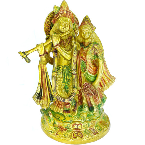 Кришна и Радха статуэтка бронза 300*220*130мм