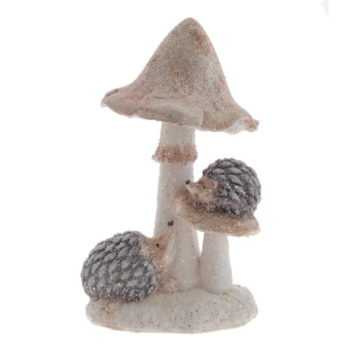 Фигурка декоративная "Ёжики", L11 W9,5 H19 см