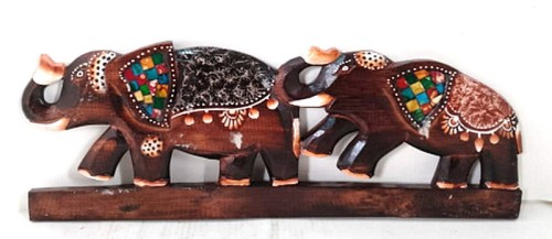 Настенное панно "Два слона"     