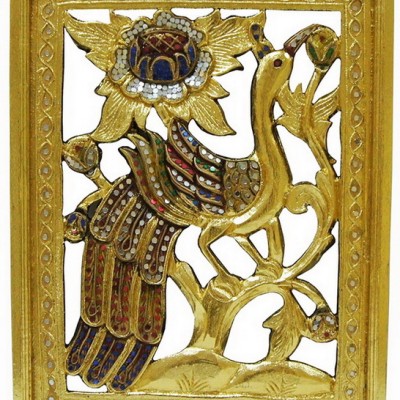 Настенное панно "Пестрый павлин"