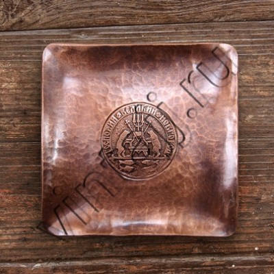 Тарелка декоративная "Герб Великого Новгорода"