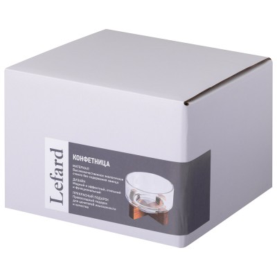 КОНФЕТНИЦА "NATURE" НА ПОДСТАВКЕ ДИАМЕТР 15 СМ ВЫСОТА 10 СМ