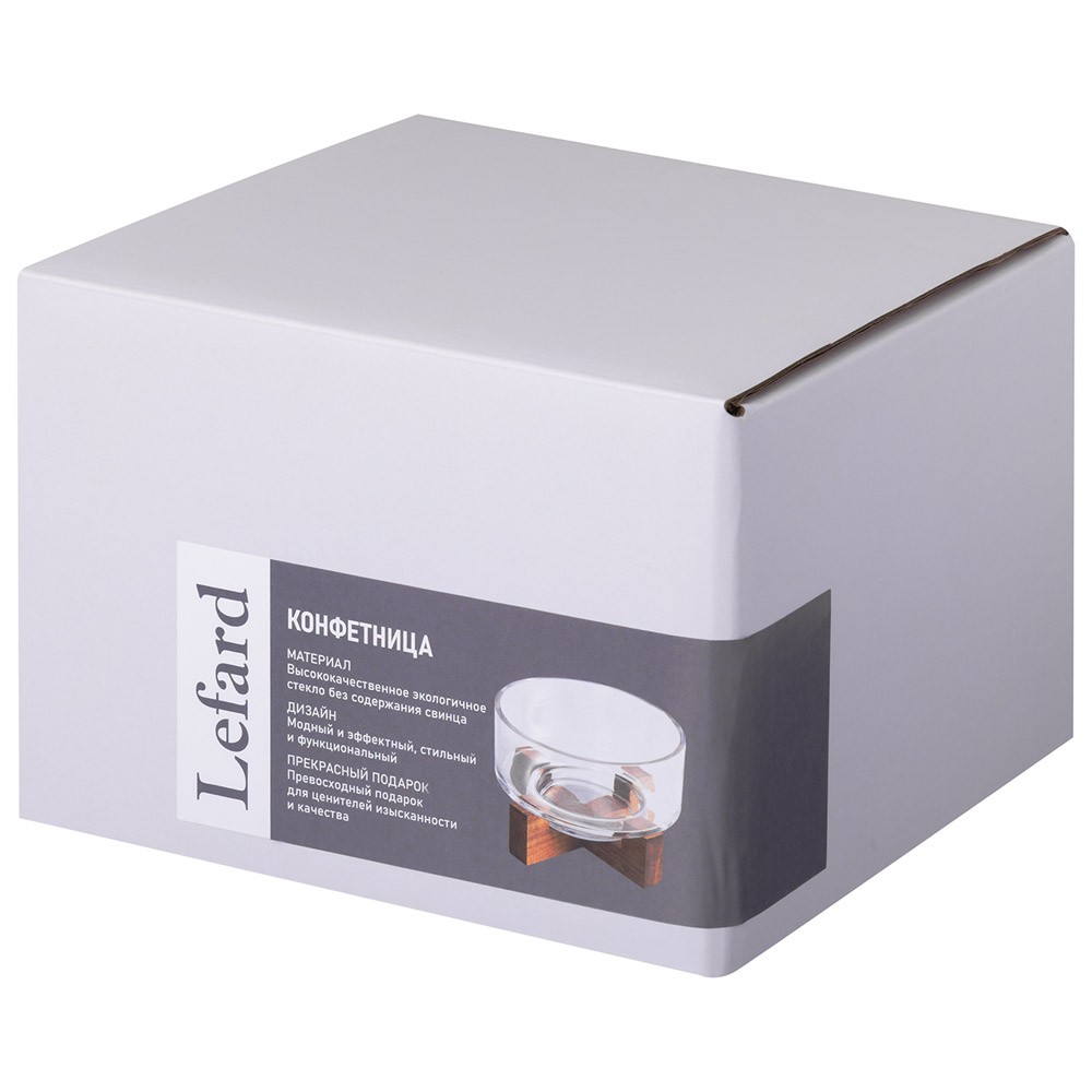 КОНФЕТНИЦА "NATURE" НА ПОДСТАВКЕ ДИАМЕТР 15 СМ ВЫСОТА 10 СМ