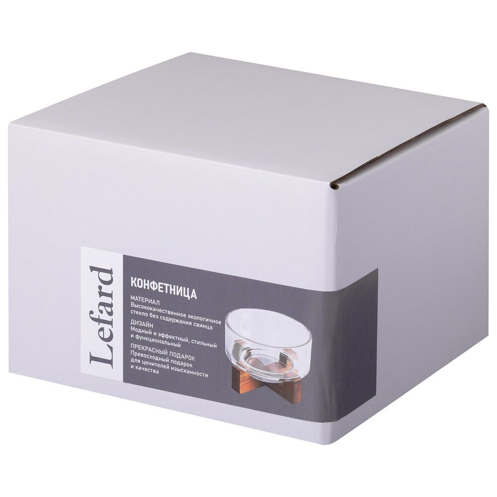 КОНФЕТНИЦА "NATURE" НА ПОДСТАВКЕ ДИАМЕТР 15 СМ ВЫСОТА 10 СМ