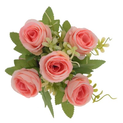 Цветочная композиция "Розы", L11 W11 H19 см