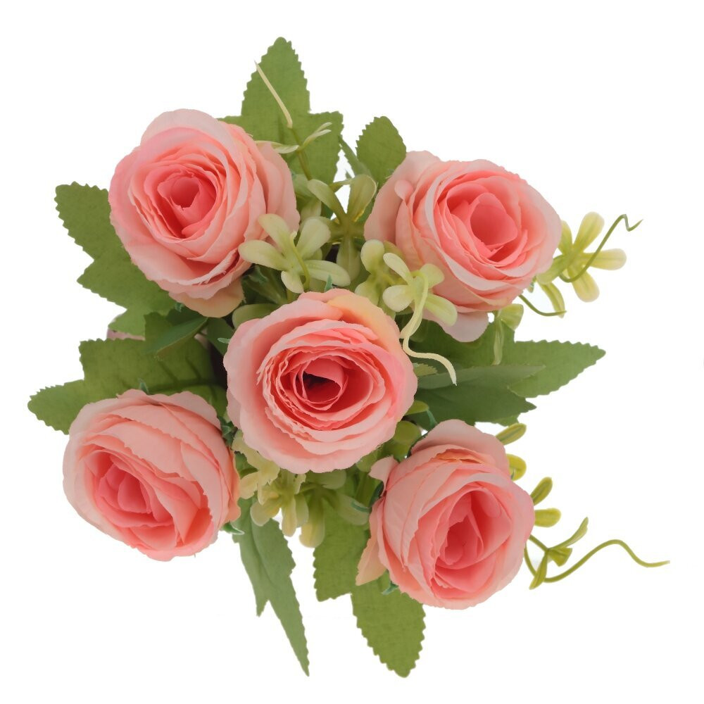 Цветочная композиция "Розы", L11 W11 H19 см