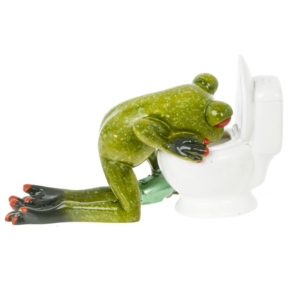 Фигурка декоративная "Лягушка", L13,5 W5,5 H7,5 см