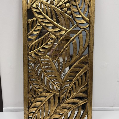 Зеркало резное, дерево манго и МДФ, 121×60 см