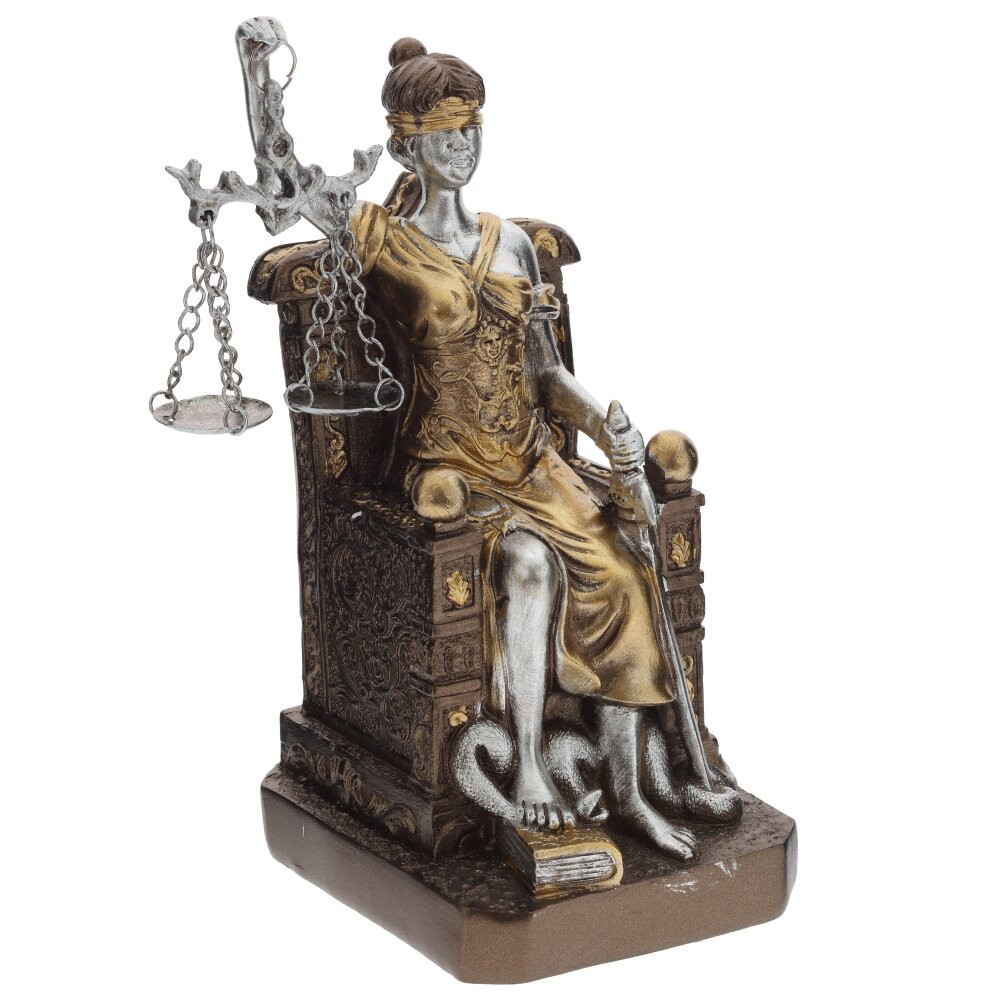 Фигурка декоративная "Фемида", L11 W9,5 H15 см