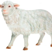 Декоративная садовая фигурка "Бедная овечка"