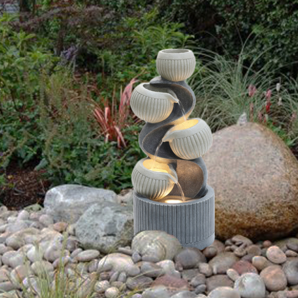 Фонтан  с подсветкой Пузыри