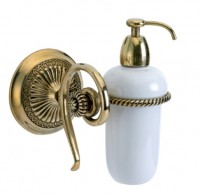 Дозатор для жидкого мыла с держателем "Летиция"