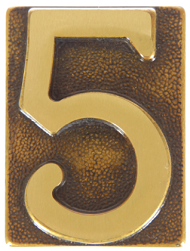 Цифра декоративная "5"