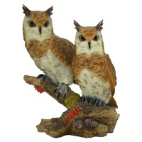 Декоративная садовая фигурка "Пара филинов"