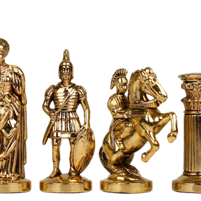 Шахматы с фигурами из бронзы Античные войны