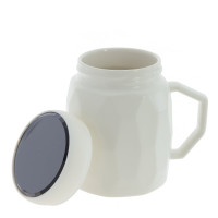 Набор из 2-х кружек с крышкой, 500 мл, L12 W8,5 H11,5 см