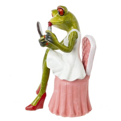 Фигурка декоративная "Лягушка", L7 W9 H14 см