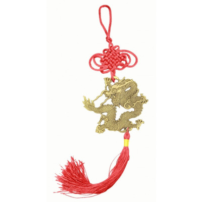 Подвеска декоративная "Золотой дракон" 10 шт.