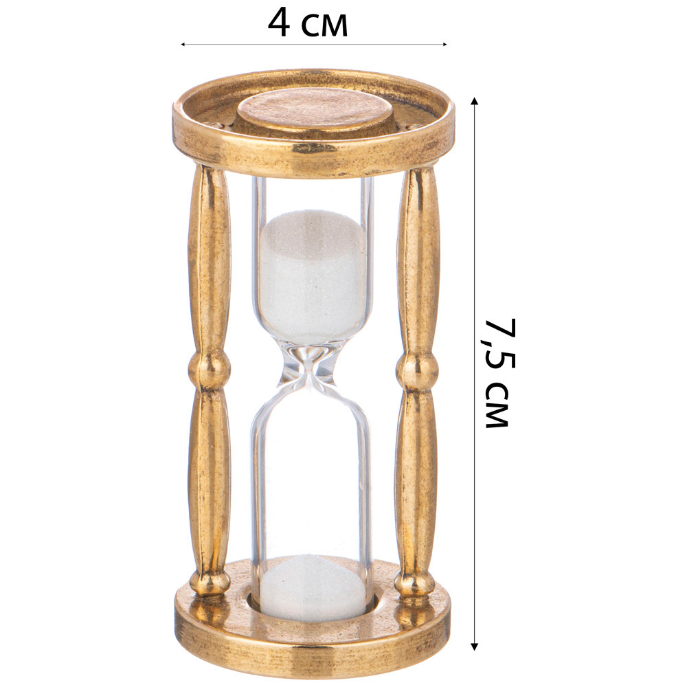 ЧАСЫ ПЕСОЧНЫЕ ВЫСОТА 7.5СМ ДИАМЕТР 4 СМ ЧАСЫ ПЕСОЧНЫЕ ВЫСОТА 7.5СМ ДИАМЕТР 4 СМ