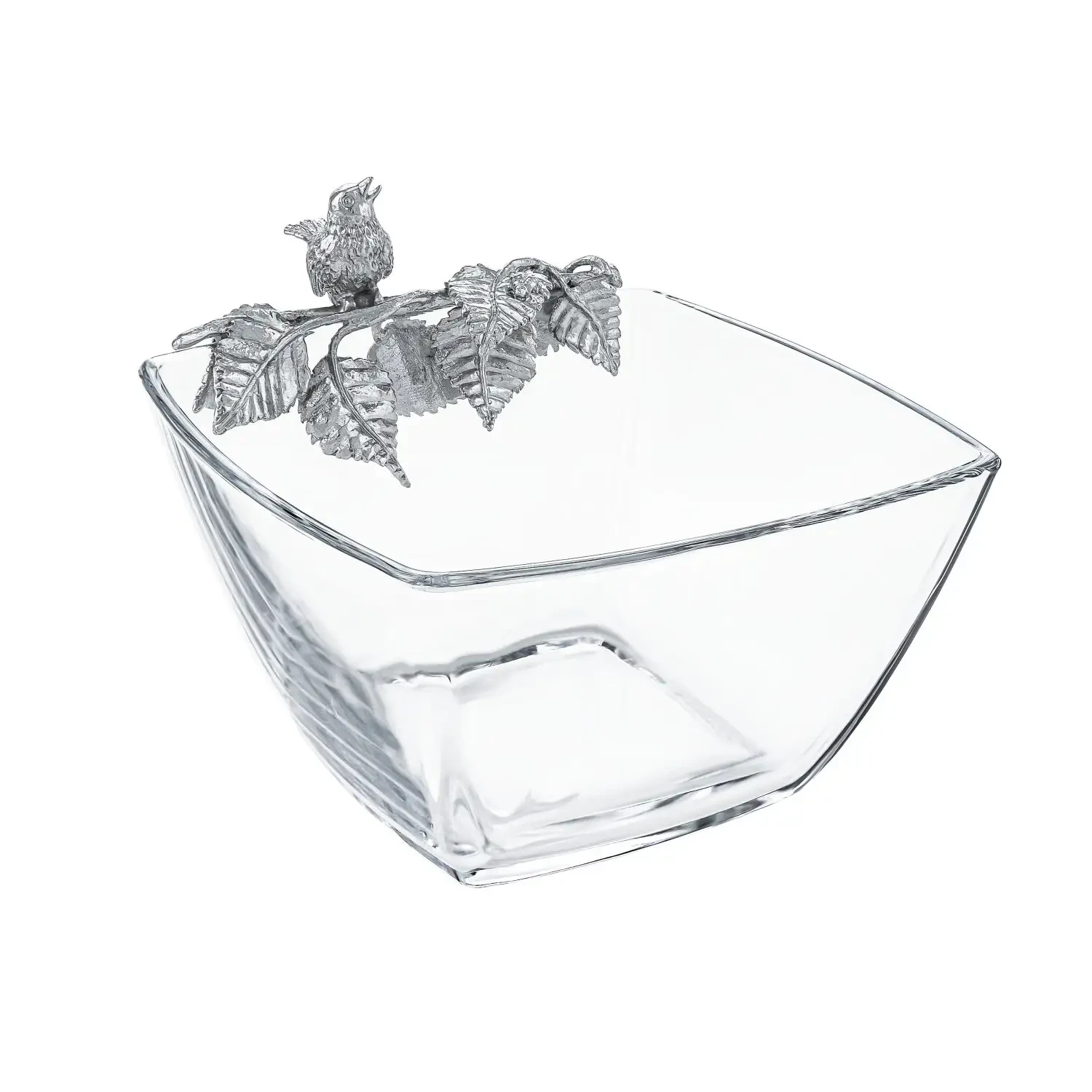Чаша для орехов "Птица" никелированная